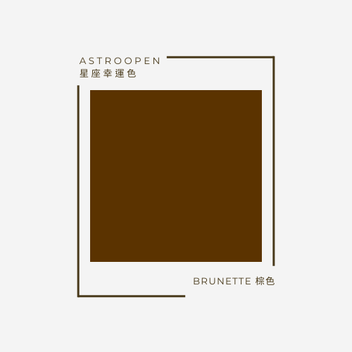 棕色 Brunette | 十二星座幸運色